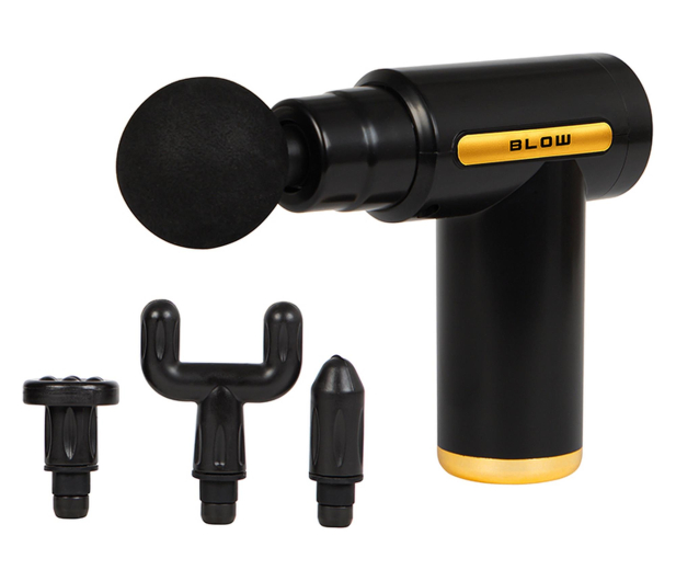 BLOW Pistolet do masażu Wave 3000 + 4 końcówki - 1544343 - zdjęcie